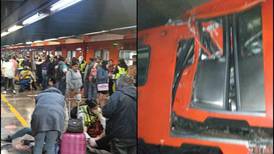 Choque de Metro en Ciudad de México deja una joven muerta y 57 heridos 