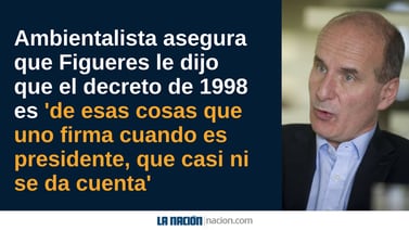 José María Figueres sobre su decreto petrolero: 'Eso fue hace 20 años, hoy no estoy con la exploración'