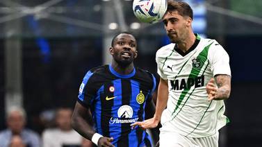 El Inter sufre la primera derrota en la temporada al caer 2-1 en casa con el Sassuolo