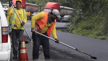 Rutas nacionales se quedan sin mantenimiento en plena época lluviosa
