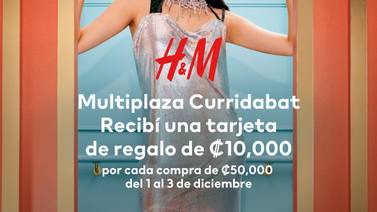 H&M abrirá en Multiplaza Curridabat el 1 de diciembre del 2023