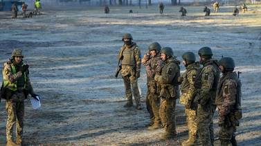 Ejército ucraniano vuelve a la defensiva dos años después