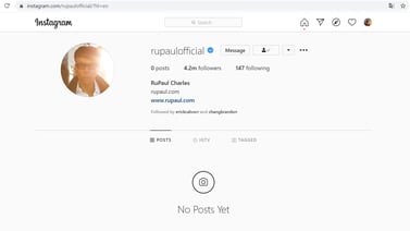 ¿Qué pasó con Rupaul? ¡Desapareció de todas sus redes sociales!