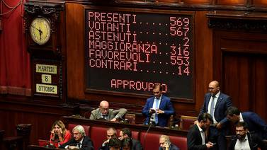 Italia reducirá la cantidad de parlamentarios de 945 a 600