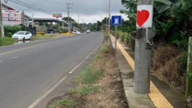 TSE exige a partido de Óscar Campos retirar corazones de postes, puentes y paradas de bus