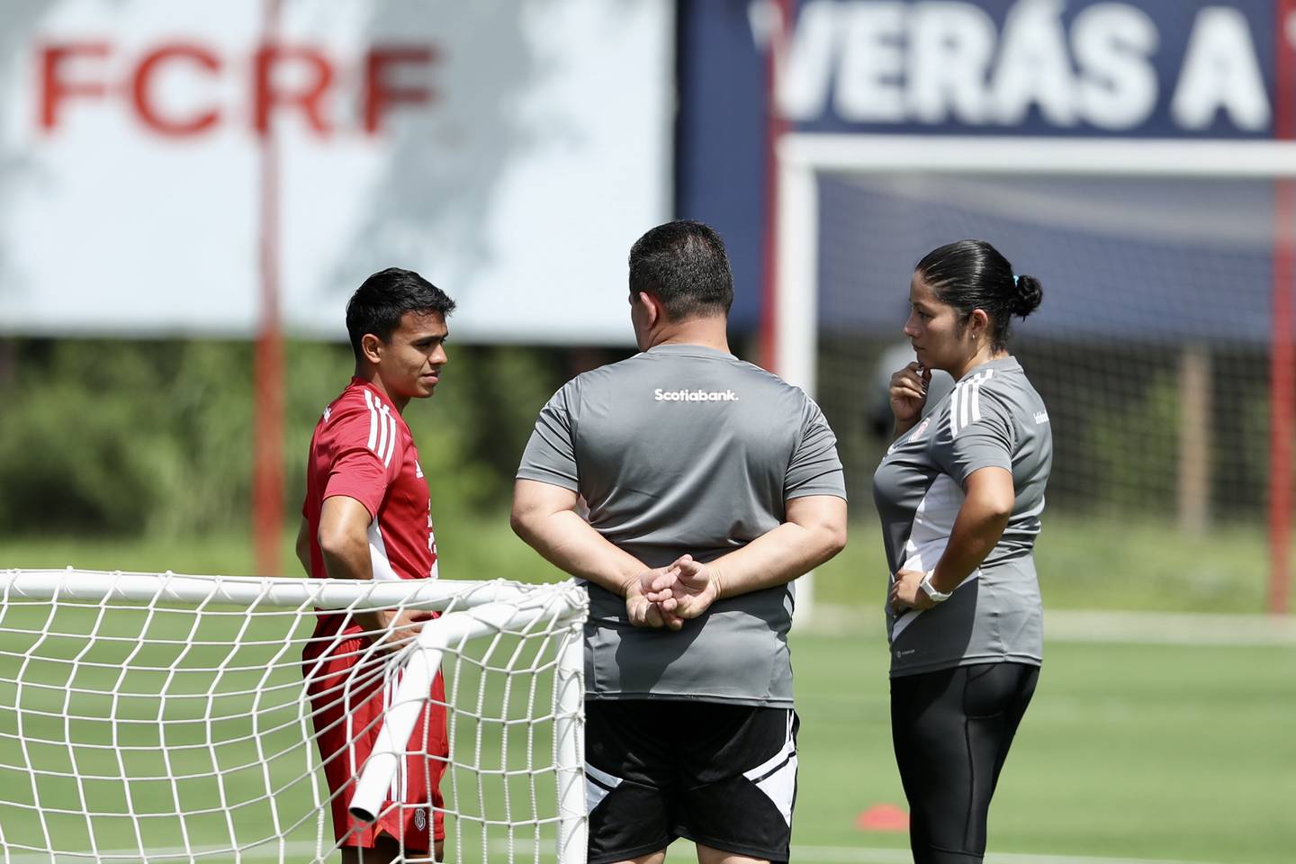 10/10/2023, Alajuela, Proyecto Gol, entrenamiento dela selección sub 23 con Claudio Vivas cómo entrenador interino previo al los fogueos ante Colombia sub 23.