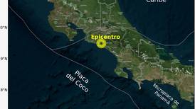 Temblor en Quepos fue por subducción, la principal causa de eventos en el Pacífico