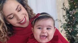 Lussania Víquez enternece con fotos de sus bebés en su primera Navidad