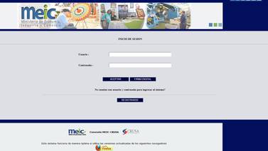 MEIC alerta sobre sitio web falso de Registro PYME