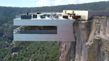 Arquitectos proponen crear un bar al borde del cañón del Cobre en México
