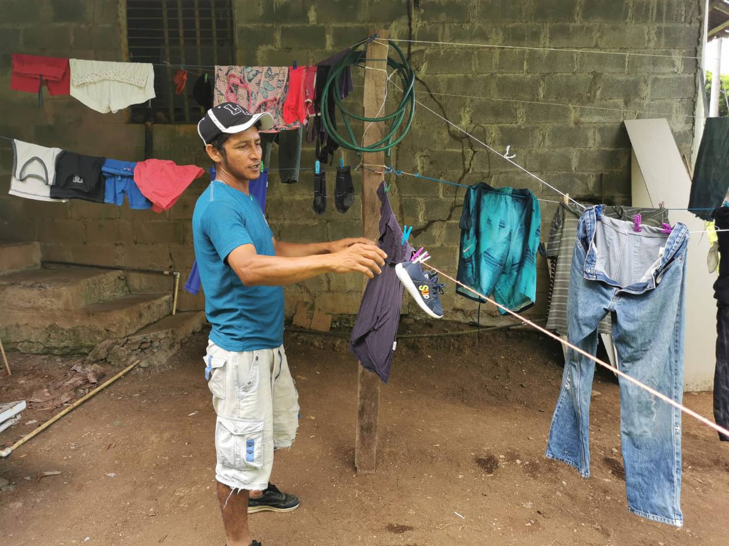 El martes Nelson Estrada, vecino de El Tigre, enfrentó a machetazos a Castro, quien lo despojó del celular, dinero y ropa que estaba en el tendedero. Foto: Reiner Montero.