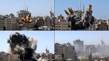 Bombardeo de Israel destruye oficinas de medios internacionales en Gaza