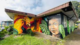 Jóvenes impregnan con arte paredes del Programa de Sanciones Alternativas