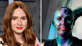 Karen Gillan, actriz de ‘Guardianes de la Galaxia’, tomó terapia en pareja maquillada de Nebula