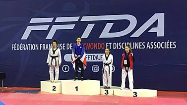 Taekwondista María José Rodríguez gana presea de oro en Open de Francia