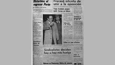 Hoy hace 50 años: Fernando Trejos Escalante buscó alianza contra PLN