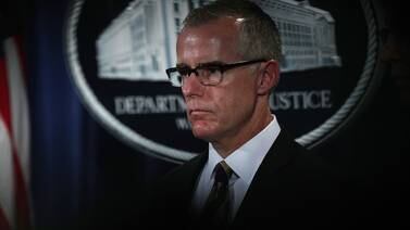 El exsubdirector del FBI, McCabe fue despedido días antes de jubilarse