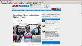 Fabian Cancellara no correrá el Tour de Francia