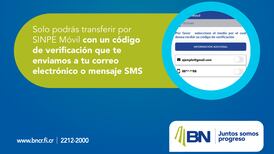 Ante aumento de estafas, Banco Nacional pedirá código para transferir por Sinpe Móvil