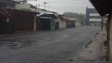 Liberianos tuvieron aguaceros fuertes pero concentrados en ciertas áreas