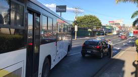 Tránsito explica a conductores cómo ajustarse a carril exclusivo para buses en San Pedro