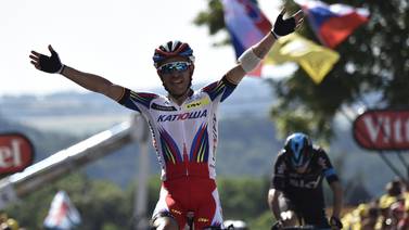 Joaquim Rodríguez gana tercera etapa, Froome nuevo líder en el Tour de Francia