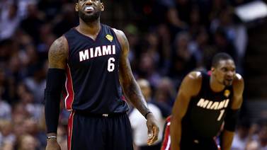 LeBron James fue protagonista y el Heat empató la serie final contra los Spurs