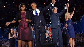 Michelle Obama lució un Kors en las elecciones