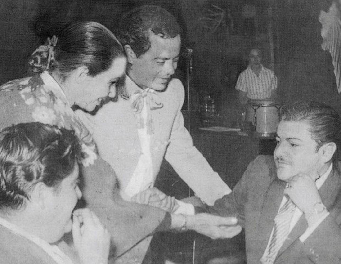 José Alfredo Jiménez, Chavela Vargas y Tomás Méndez.