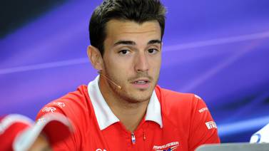 Falleció el piloto francés de F1 Jules Bianchi