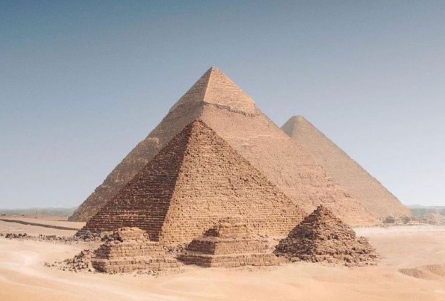 Pirámides de Giza ubicadas en Egipto