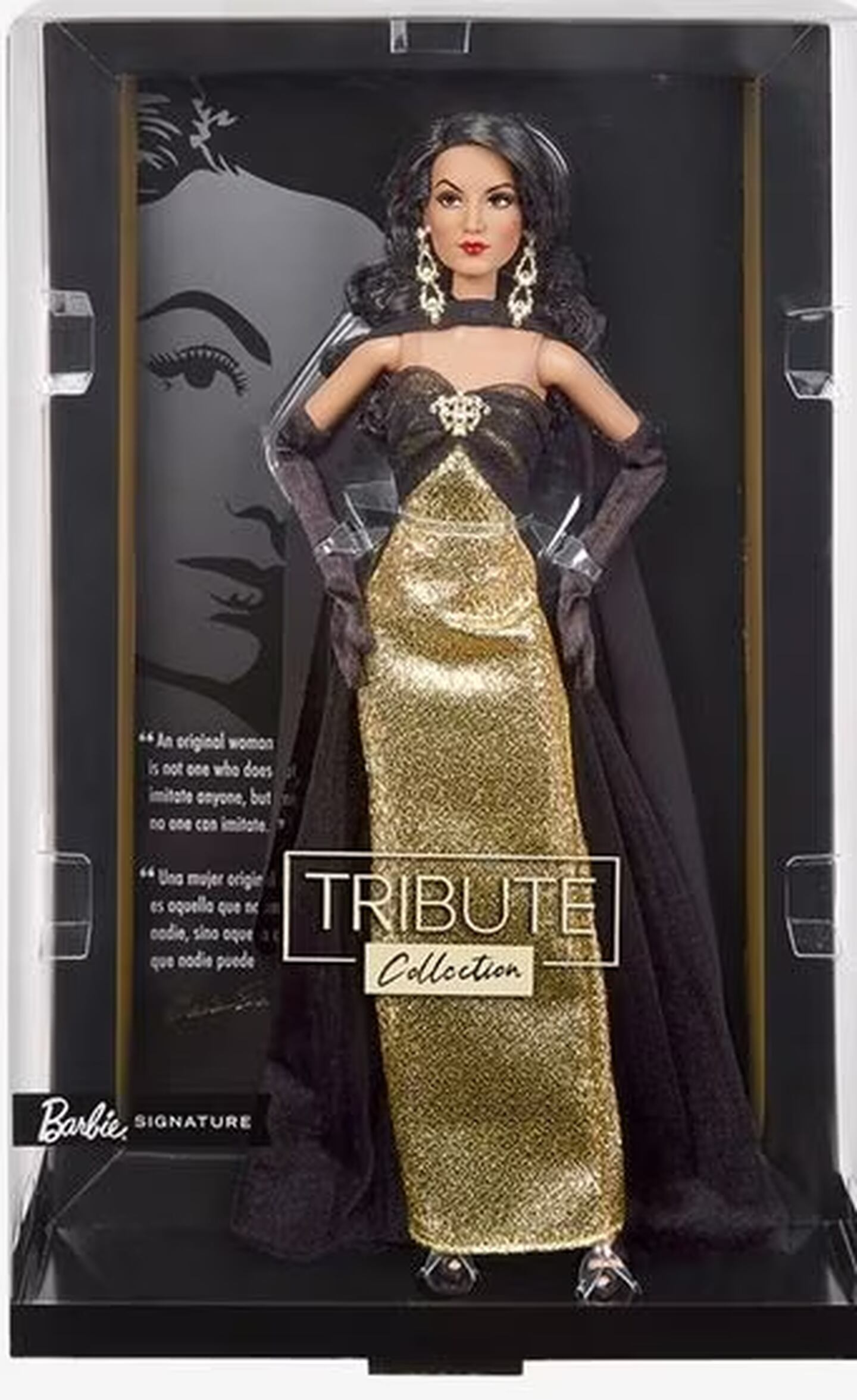 La elegancia y prestancia de María Félix quedó expresada en el diseño de la Barbie en su honor.