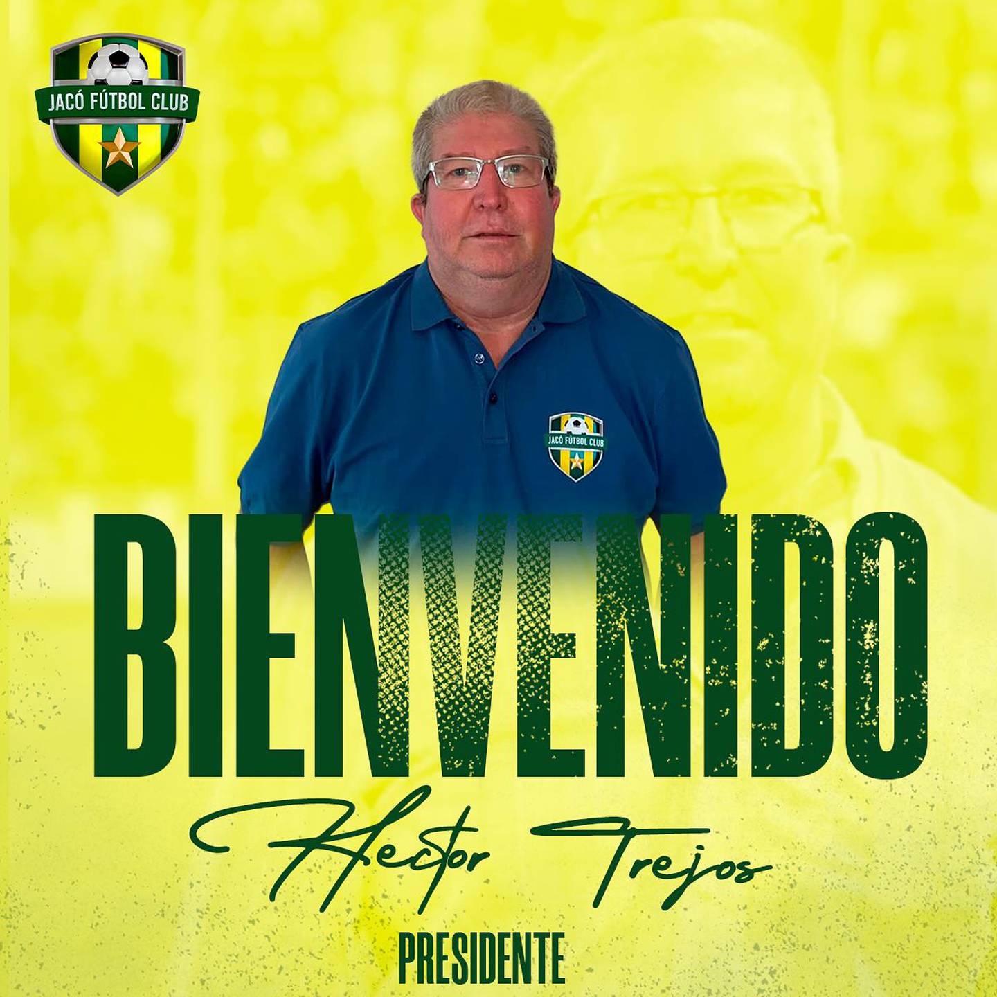 Héctor Trejos fue anunciado a finales del 2023 como presidente de Jacó F.C.