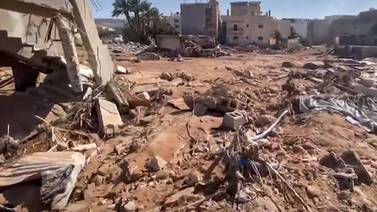 Inundaciones en Libia dejan miles de muertos y 30.000 desplazados