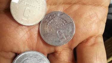 Banco Central dejará de acuñar monedas de ₡5 a partir del 1° de enero de 2020
