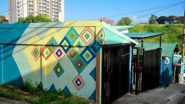 Vecinos convierten su barrio en el mural más grande de Costa Rica