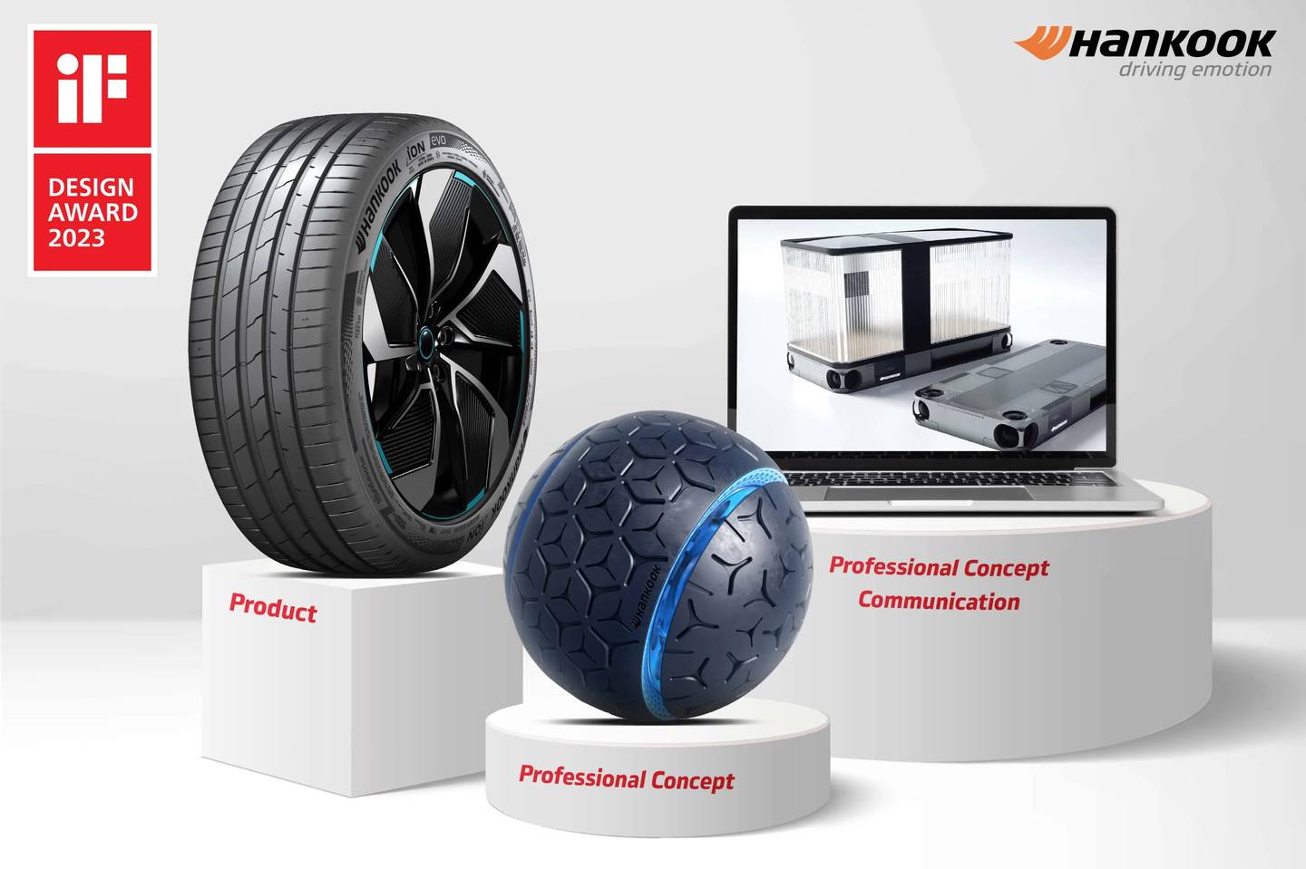 Hankook Tire technology and design excellence recognized at iF Design Award 2023