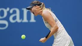 María Sharapova no aguantó más en su regreso a Grand Slam