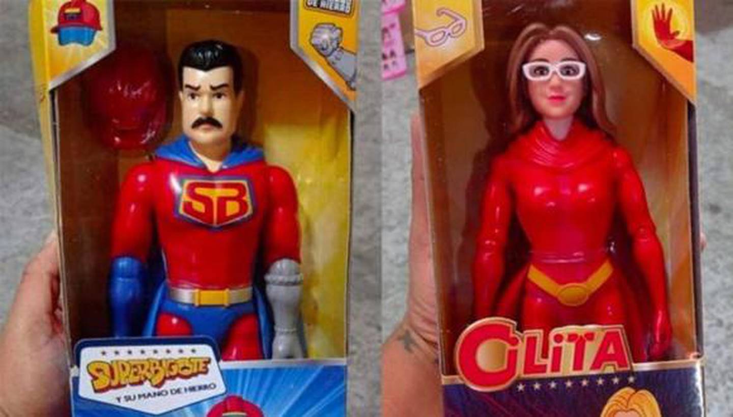 Régimen de Nicolás Maduro regala muñecos 'superhéroes' inspirados en pareja presidencial para Navidad | La Nación