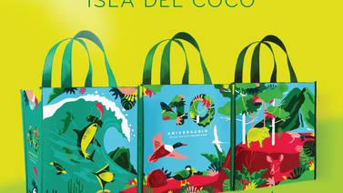 Auto Mercado lanza colección de bolsas reutilizables sobre la Isla del Coco
