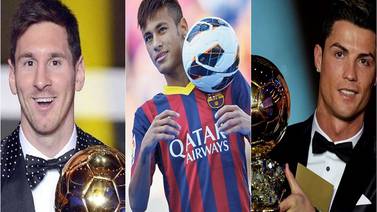Messi, Neymar y  Ronaldo son los finalistas del  Balón de Oro 2015 