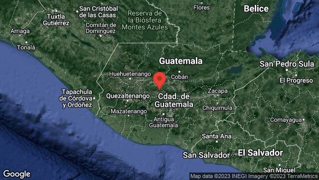 El epicentro se ubicó al oeste de territorio guatemalteco. Foto tomada de Twitter.