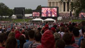 Donald Trump celebra el poderío y la unidad de Estados Unidos en polémico 4 de Julio