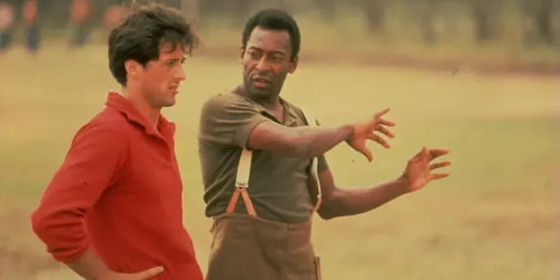 Sylvester Stallone y Pelé compartieron pantalla en el filme 'Escape a la victoria'. Foto: Archivo