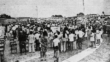 Hace 50 años: Inauguraron 1.000 casas en Villa Esperanza de Pavas y a Figueres no le gustó la ubicación de las pilas