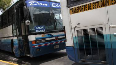 Particulares no podrán viajar en ningún bus que vaya a UCR