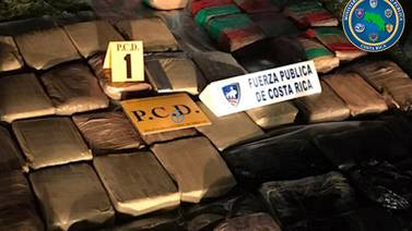 Seis sujetos aprehendidos en Parrita con 227 kilos de marihuana y arma de grueso calibre