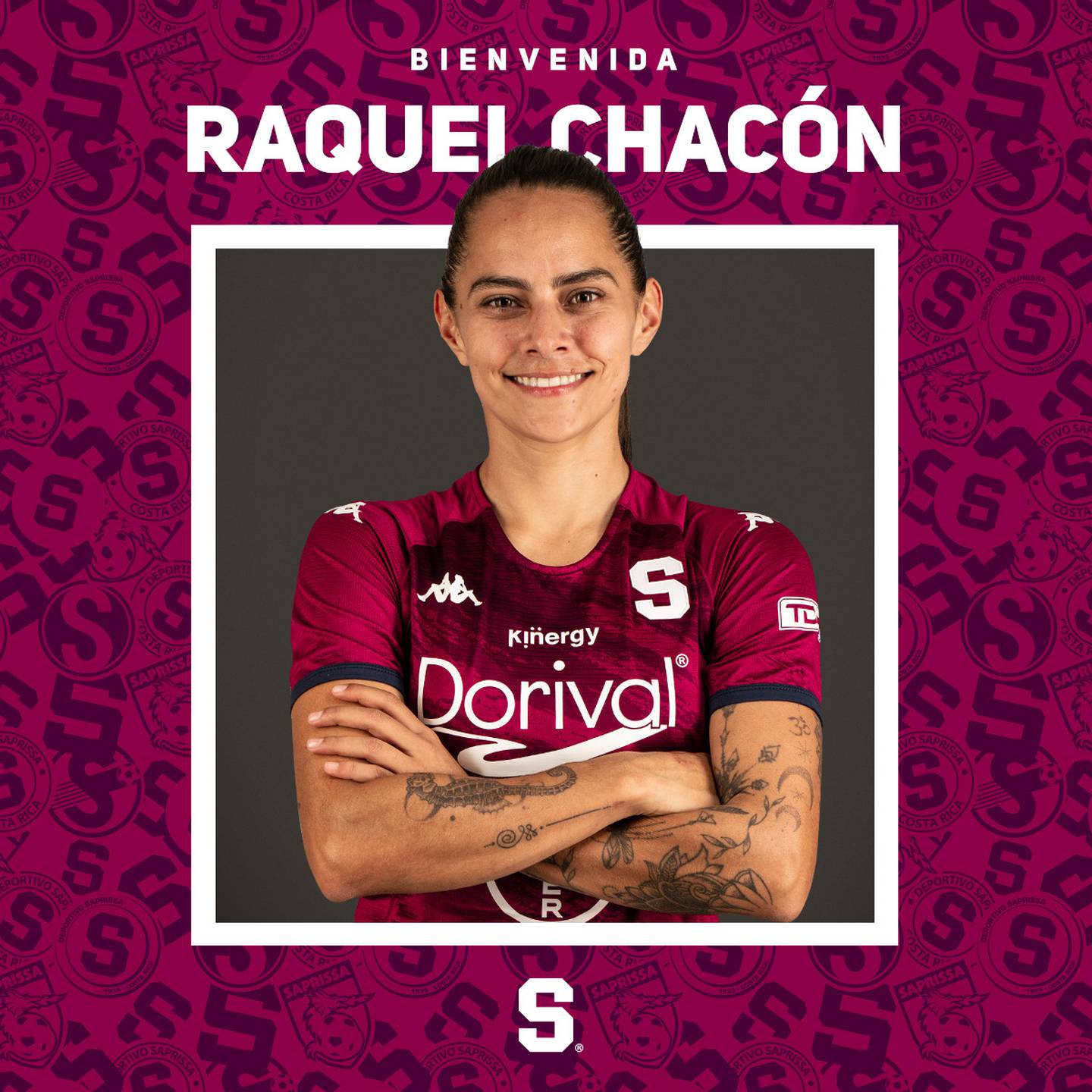 Raquel Chacón fue anunciada como nueva futbolista de Saprissa FF.
