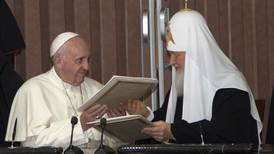Iglesia ortodoxa de Rusia plantea un nuevo encuentro con el papa Francisco 