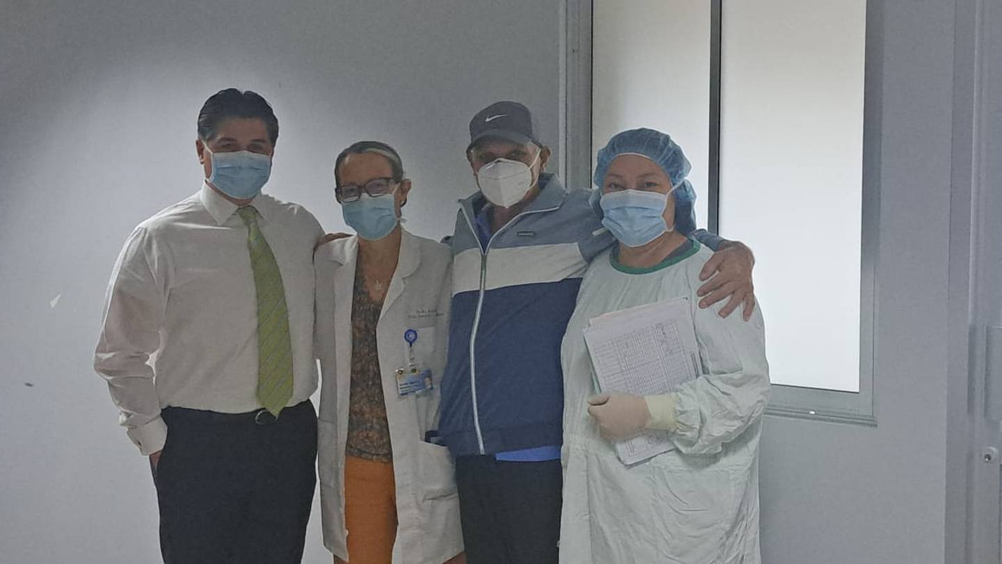 Norberto Barrantes Quesada, 58 años, trasplantado de hígado programa Hospital México.